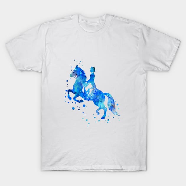 Horse racing T-Shirt by RosaliArt